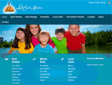 Tablet Screenshot of lakesidemarinahickory.com